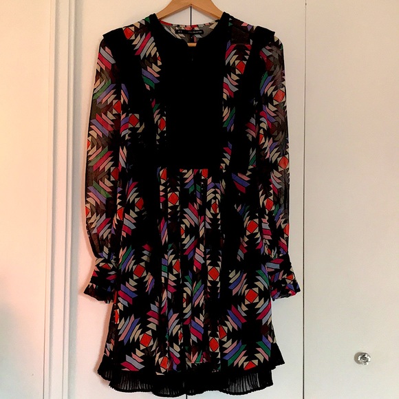 Sfera Collection Southwestern Aztec, Light Flowy Dress, Size Medium - Picture 1 of 14